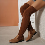 Kalmia Suede Ruched Boots