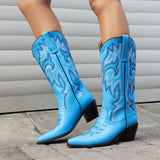 Scilla Embroidery Cowboy Boots