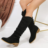 Primula Solid Color Knee-Hight Boots