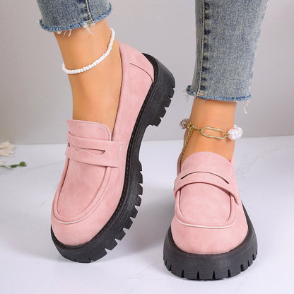 Gerbera Solid Color Loafers