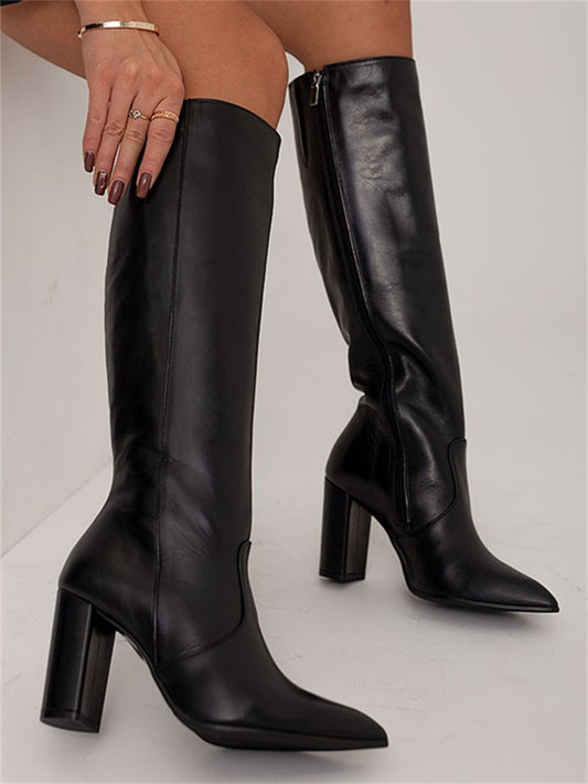 Coneflower Stylish Knee-high Boots