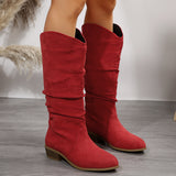 Primula Solid Color Knee-Hight Boots