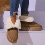 Waterlily Furry Snow Boots