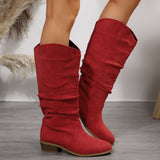 Primula Solid Color Knee-Hight Boots