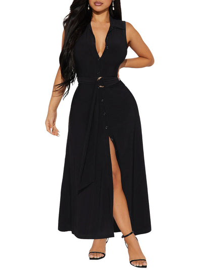 Robe mi-longue sexy à épaules dénudées Ekaliy pour femme