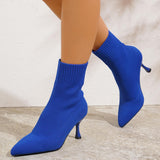 Mimosa Knit Stiletto Ankle Boots