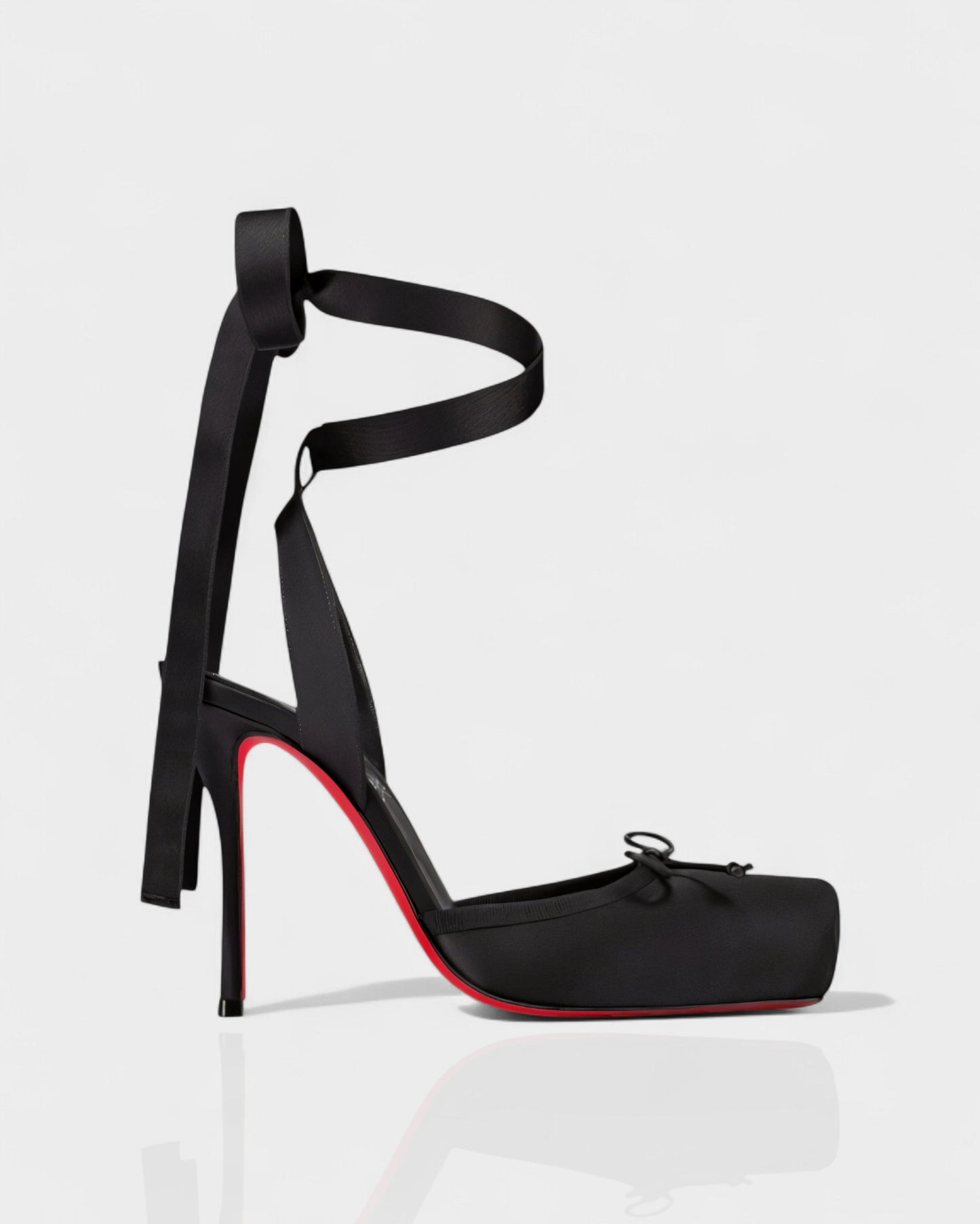 Galaxia Satin Ballet Lace-up Heels