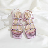 Lily Heart Rhinestone Sandals