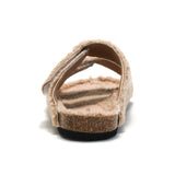 Peony Suede Cork Slippers