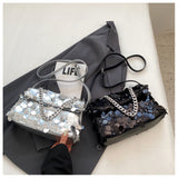 Luna-Handtasche mit Pailletten
