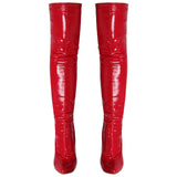 Mimosa Patent Leather Over Knee Boots