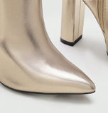 Hebe Ruched Design Boots