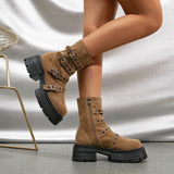 Petunia Leather Casual Boots