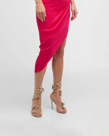 Camelia Flower Pattern Sandals