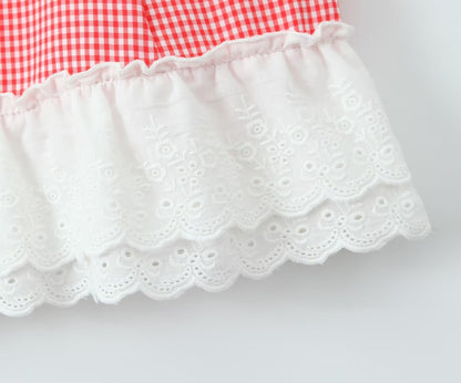 Luna Lace Petal A-Line Mini Dress