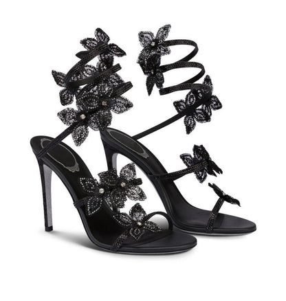 Camelia Flower Pattern Sandals