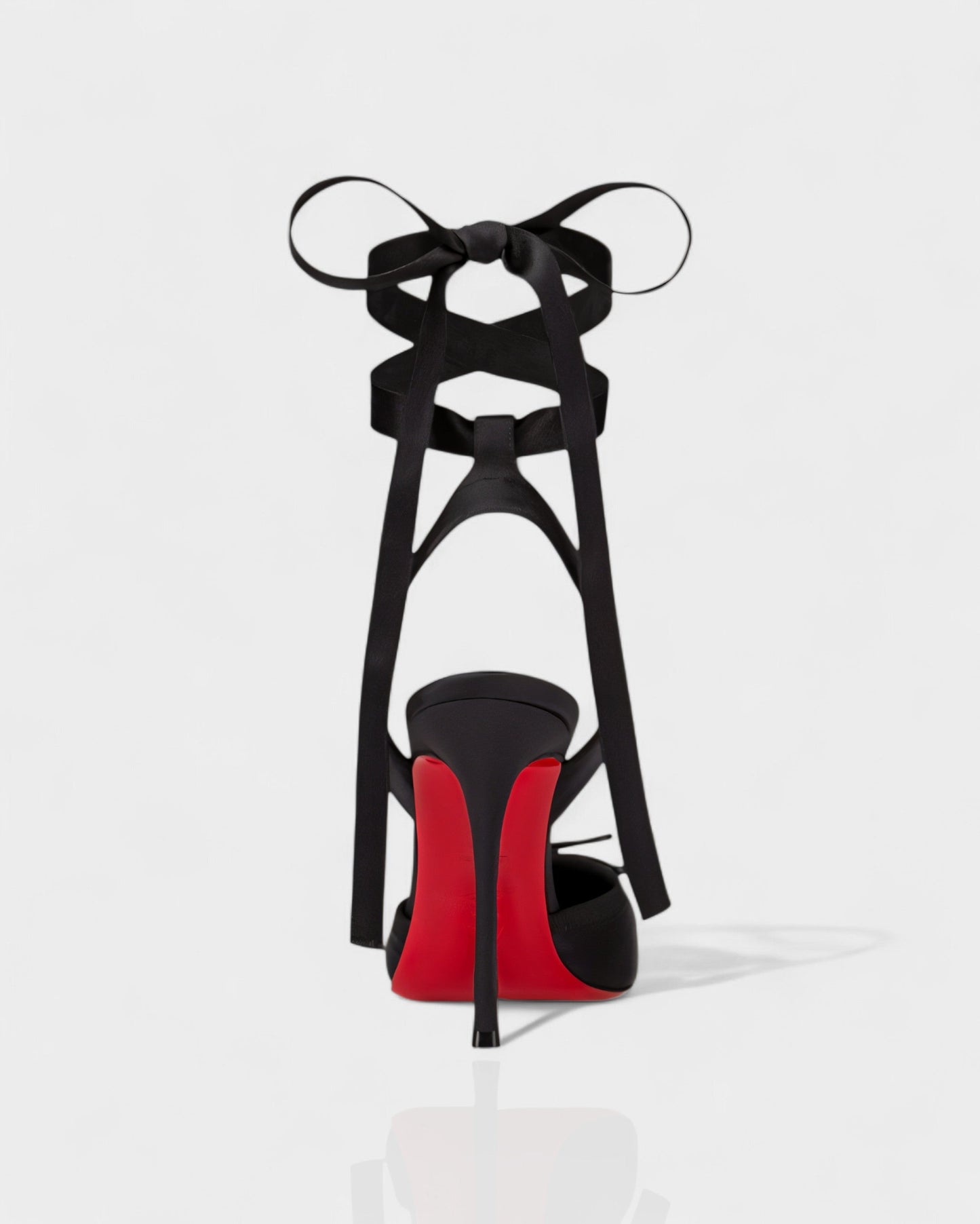 Galaxia Satin Ballet Lace-up Heels