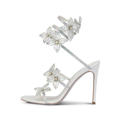 Camelia Flower Pattern Sandals