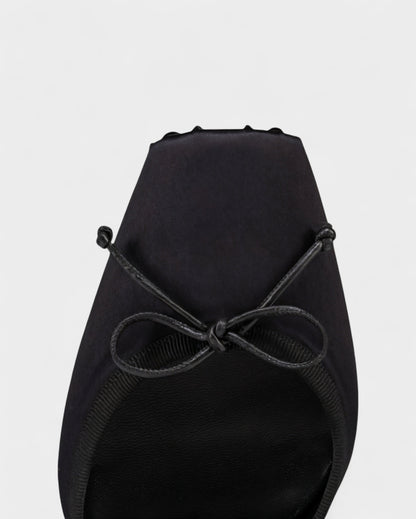 Galaxia Satin Ballet Lace-up Heels