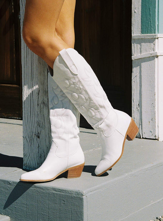 Begonia Knee-high Western Boots