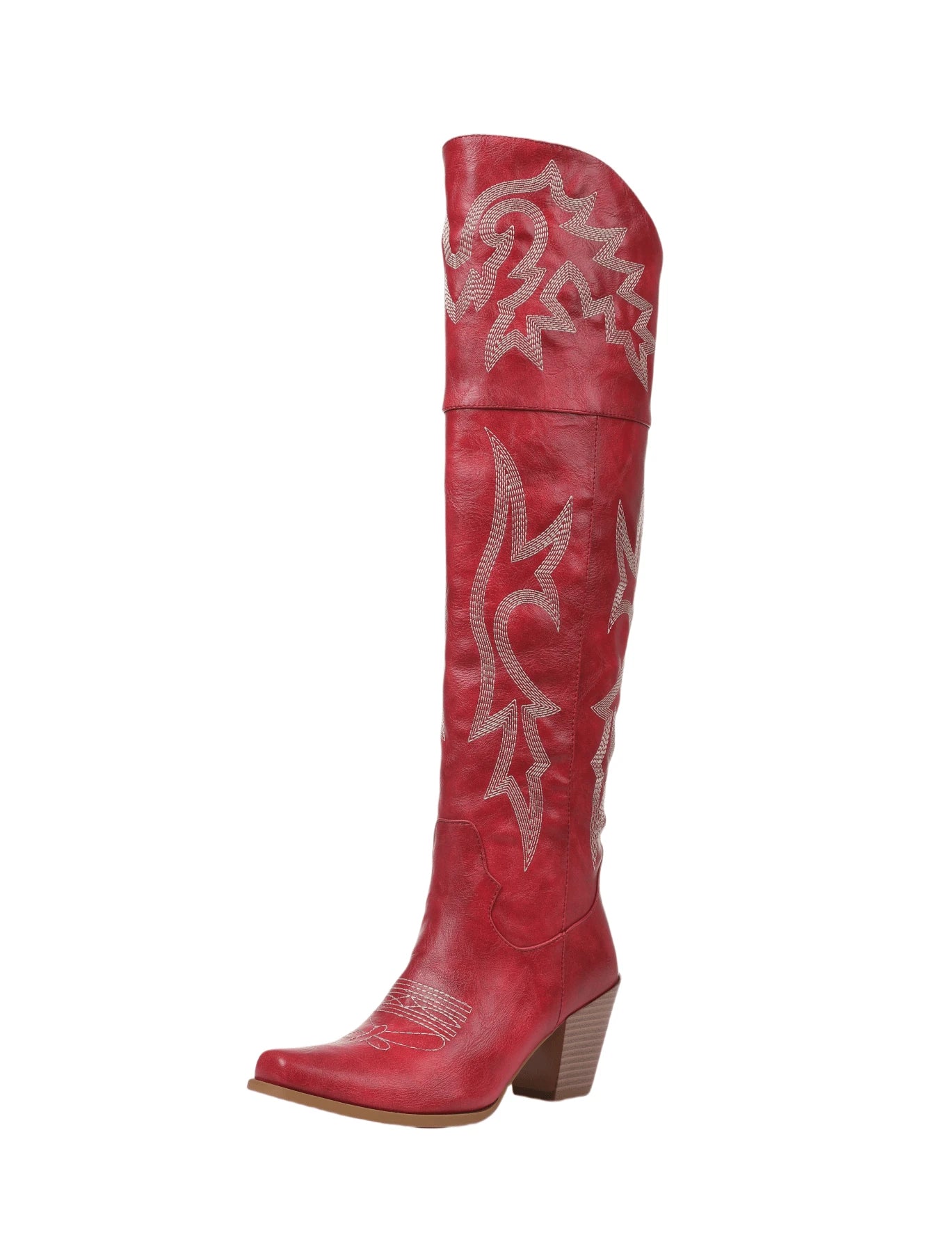 Lily Vintage Overknee Cowboy Boots