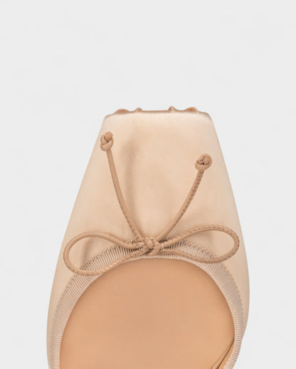 Galaxia Satin Ballet Lace-up Heels