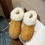 Fressia Platform Furry Slippers