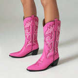 Scilla Embroidery Cowboy Boots