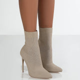 Eustoma Knit Over Knee Boots