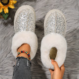 Nemesia Platform Glitter Snow Boots