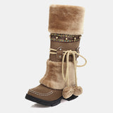 Pansy Furry Mid-Calf Boots