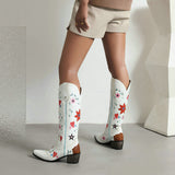 Matthiola Studded Western Cowboy Boots