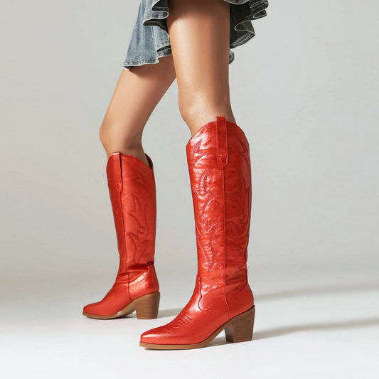 Primula Chunky Cowboy Boots