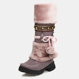 Pansy Furry Mid-Calf Boots