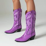 Scilla Embroidery Cowboy Boots