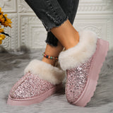 Nemesia Platform Glitter Snow Boots