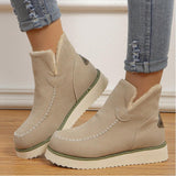 Erica Suede Plush Ankle Boots