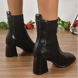 Scaevola Knit Patchwork Ankle Boots