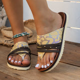 Lobelia Vintage Rivet Flat Sandals