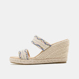 Verbena Hemp Braided Platform Slippers