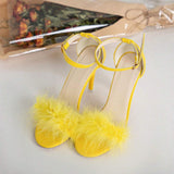 Camelia Fluffy Sandals