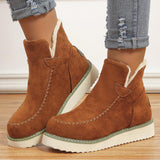 Erica Suede Plush Ankle Boots