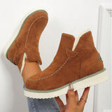 Erica Suede Plush Ankle Boots