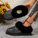 Nemesia Platform Glitter Snow Boots