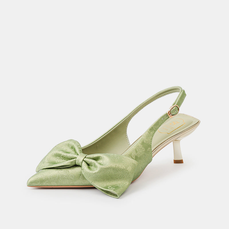 Daisy Elegant Satin Pumps