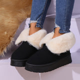 Waterlily Furry Snow Boots