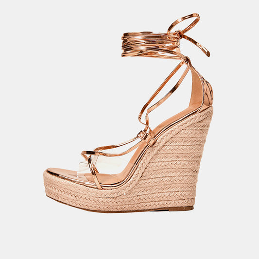 Mallow Strappy Wedge Sandals
