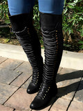 Kalmia Lace-up Knight Boots