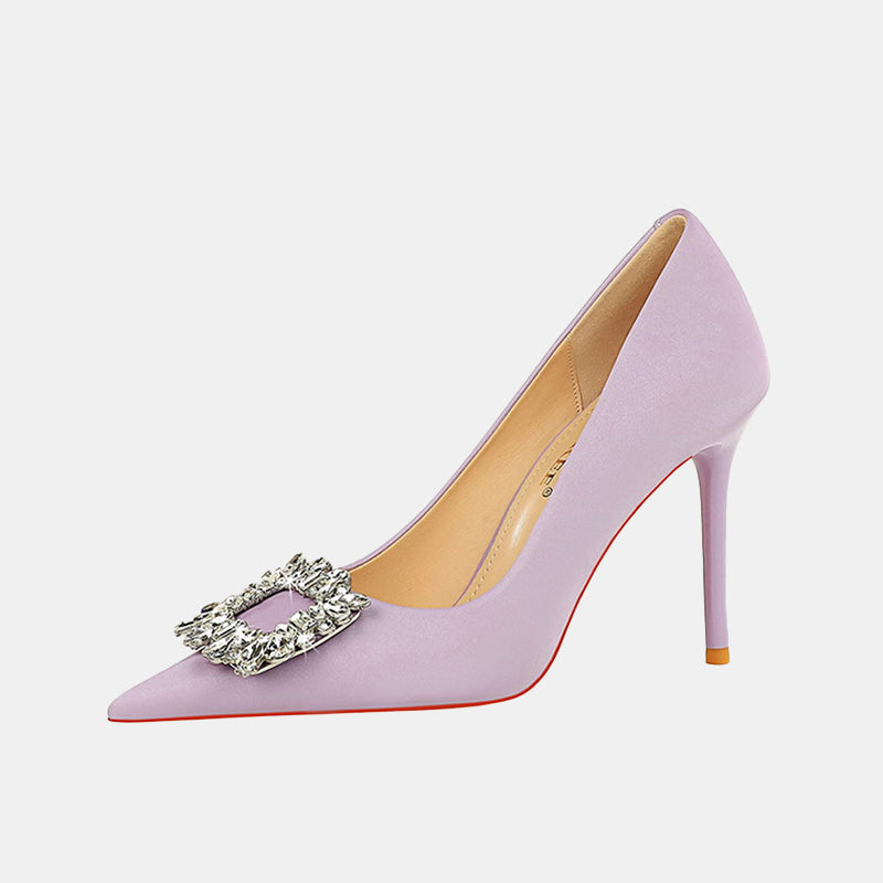 Nemesia Rhinestone Stiletto Pumps