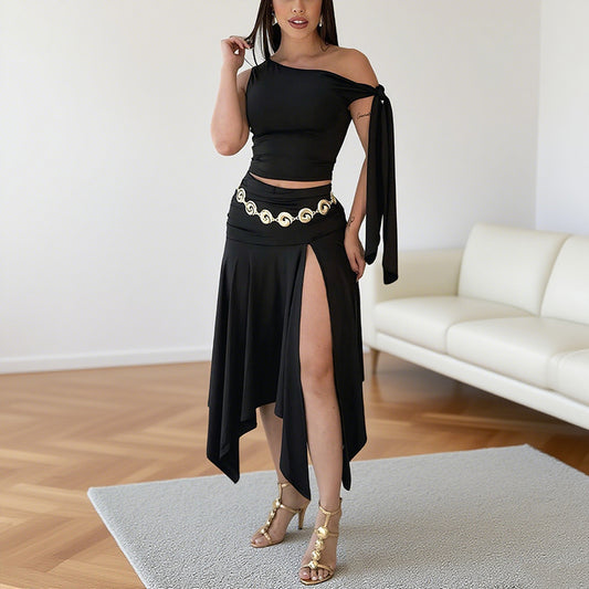 Lauren Crop Top Skirt Sets